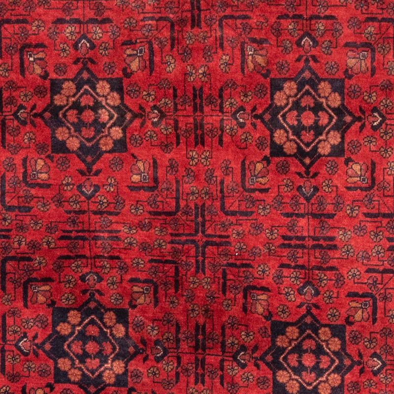 Afghan Rug - Kunduz - 193 x 129 cm - red