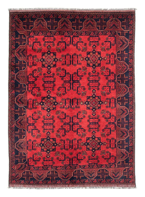 Afghan Rug - Kunduz - 184 x 127 cm - red