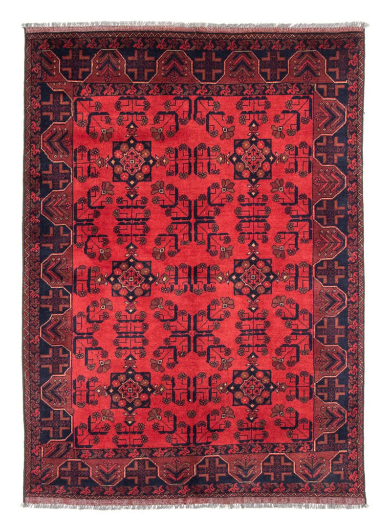 Afghan Rug - Kunduz - 184 x 127 cm - red