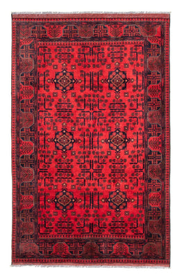 Afghan Rug - Kunduz - 195 x 128 cm - red