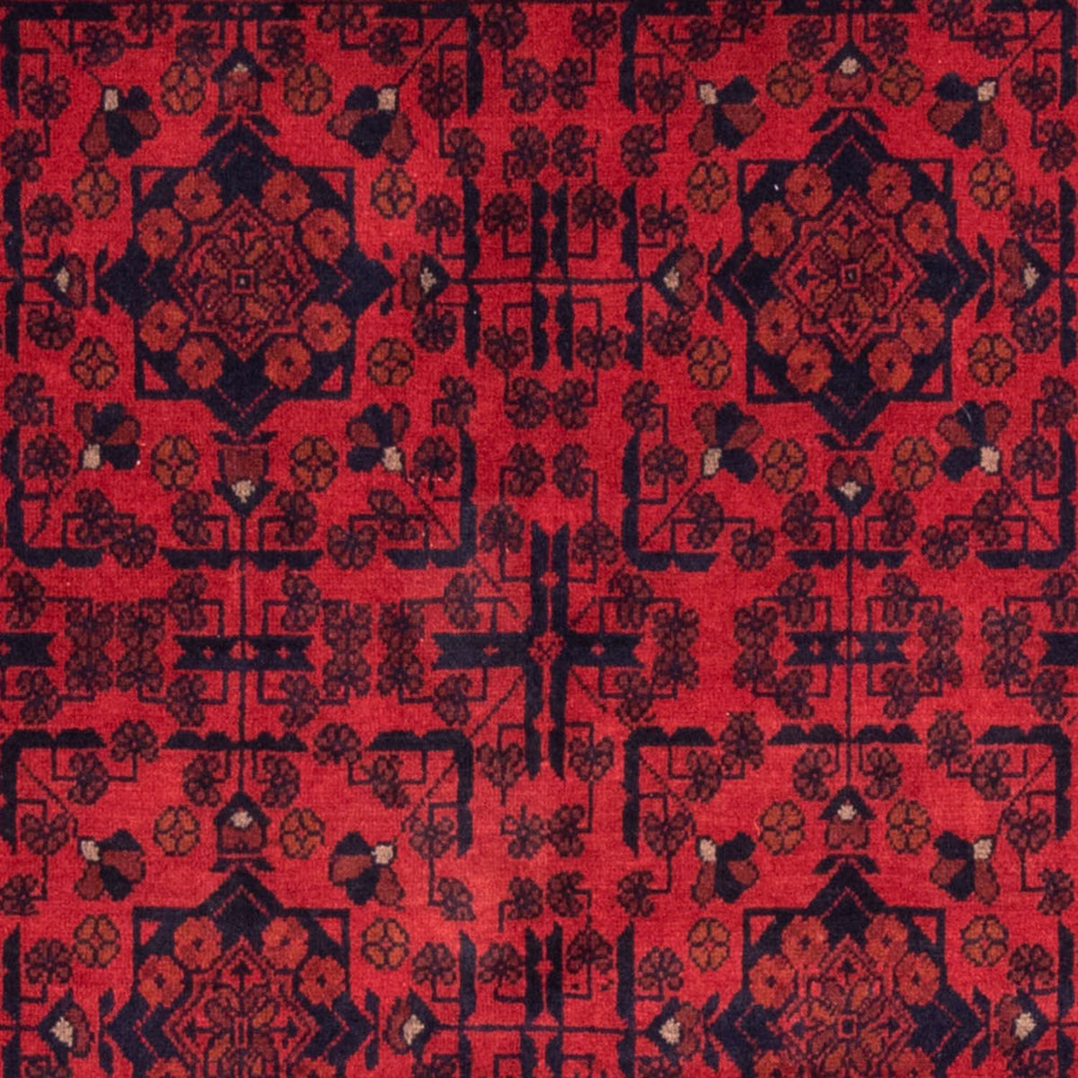 Afghan Rug - Kunduz - 186 x 126 cm - red