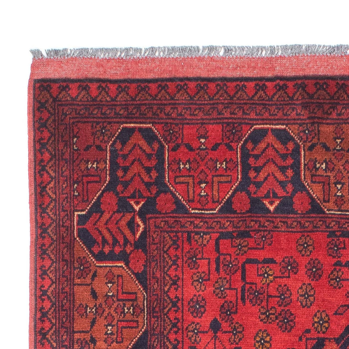 Afghan Rug - Kunduz - 145 x 103 cm - dark red