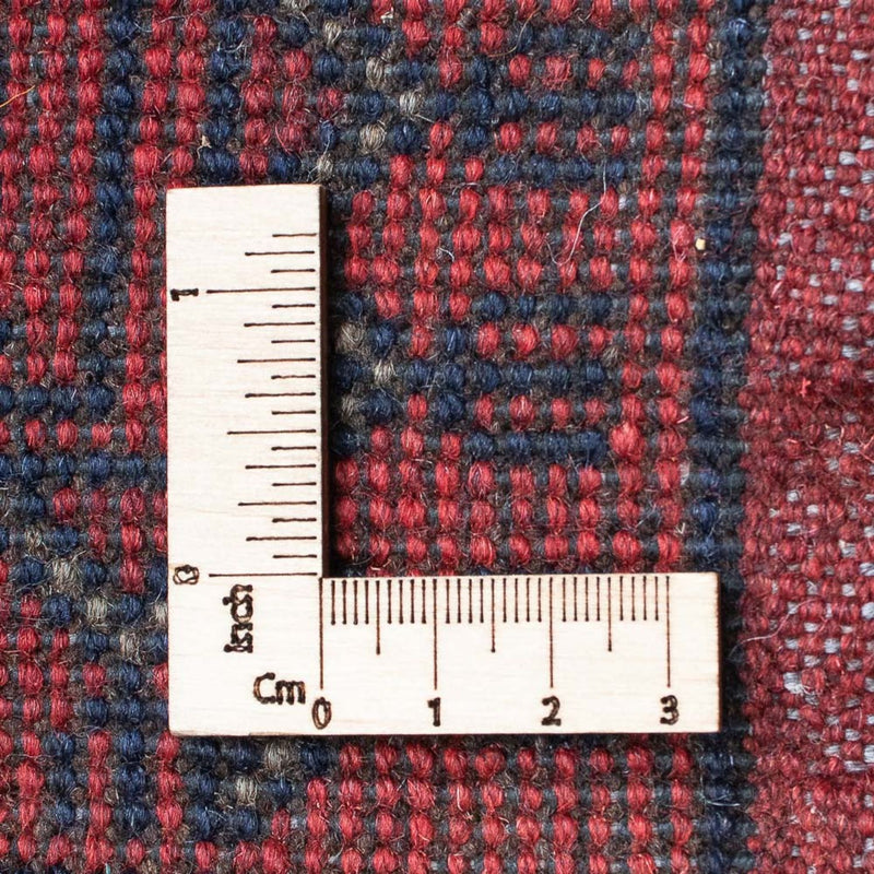 Runner Afghan Rug - Kunduz - 190 x 83 cm - dark red