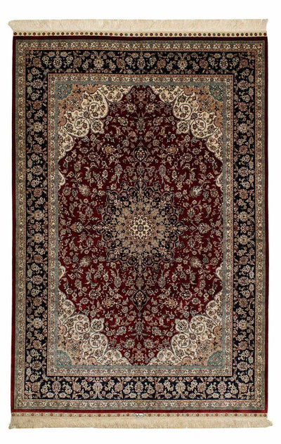 Chinese Silk Rug 137x198cm - Persian Rugs