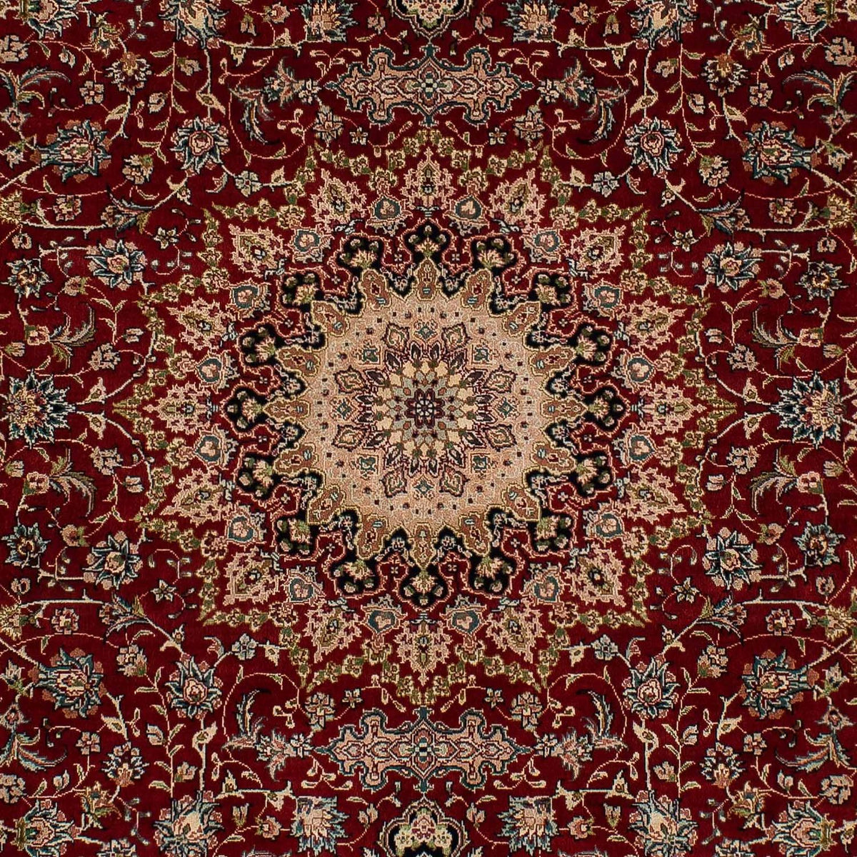 Silk Rug - Chinese Silk - 183 x 122 cm - dark red
