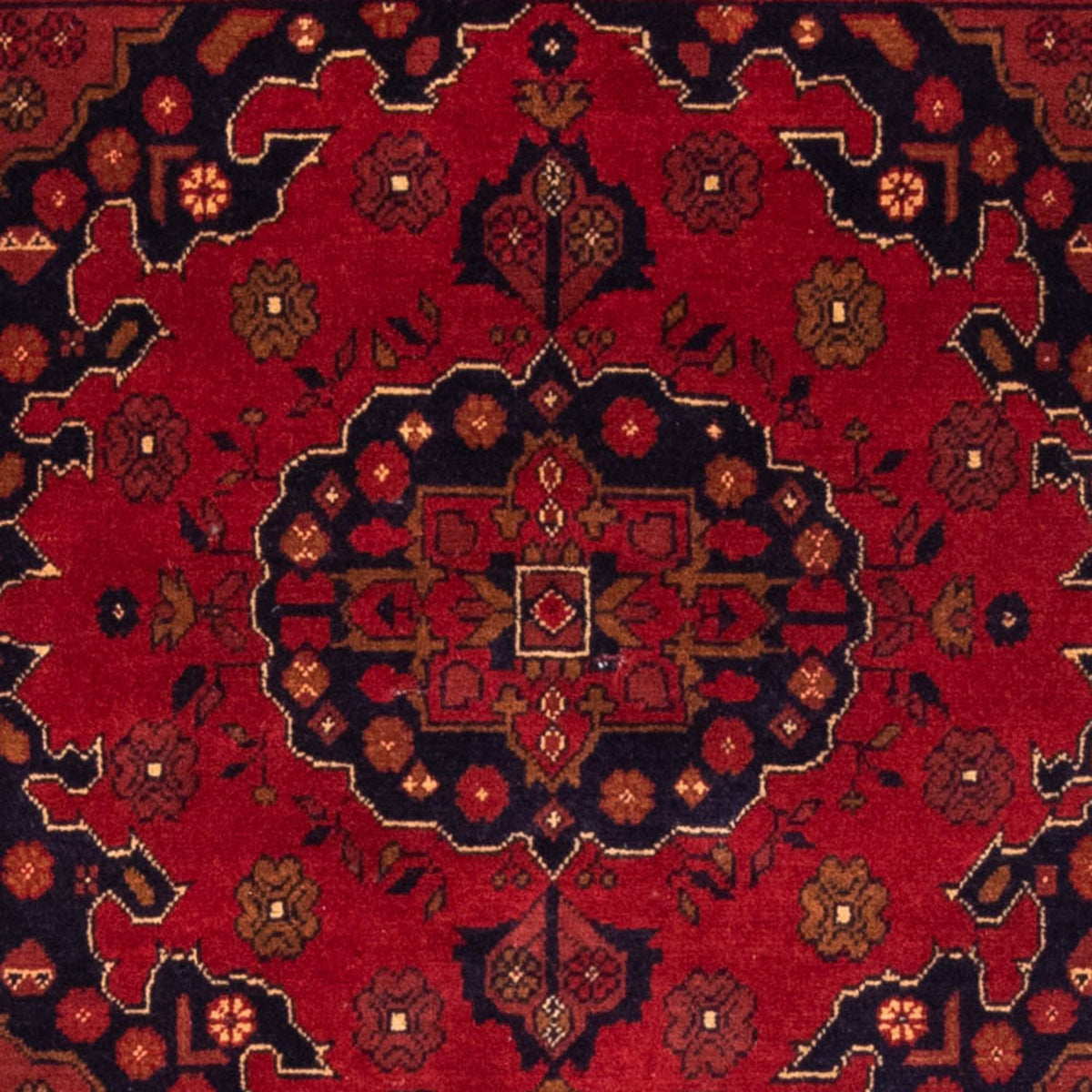 Afghan Rug - Kunduz - 200 x 120 cm - red