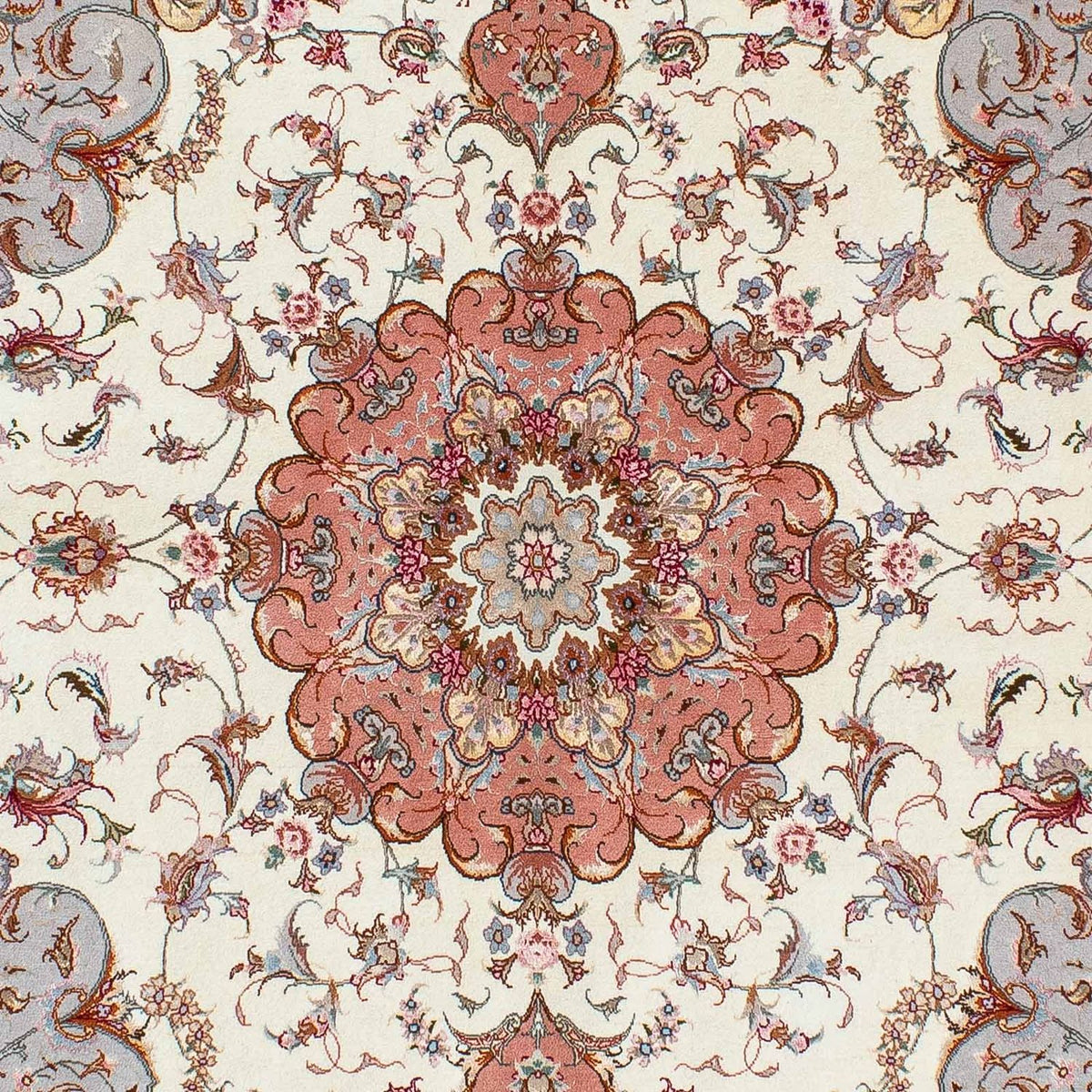 Perser Rug - Tabriz - Royal - 196 x 153 cm - beige