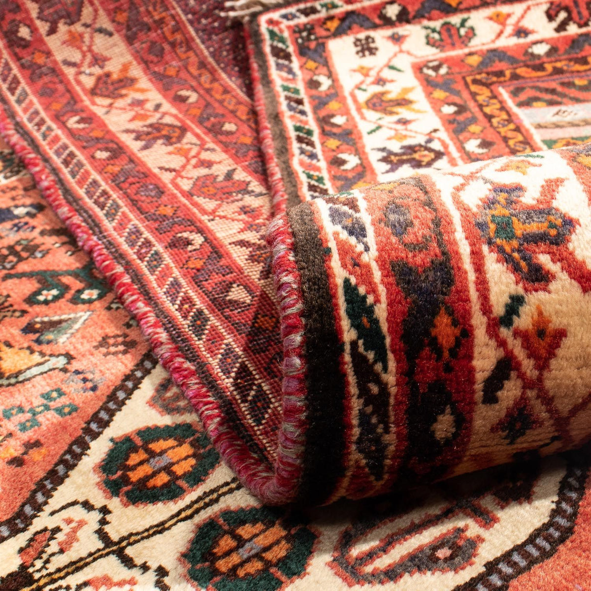 Perser Rug - Nomadic - 297 x 207 cm - dark red