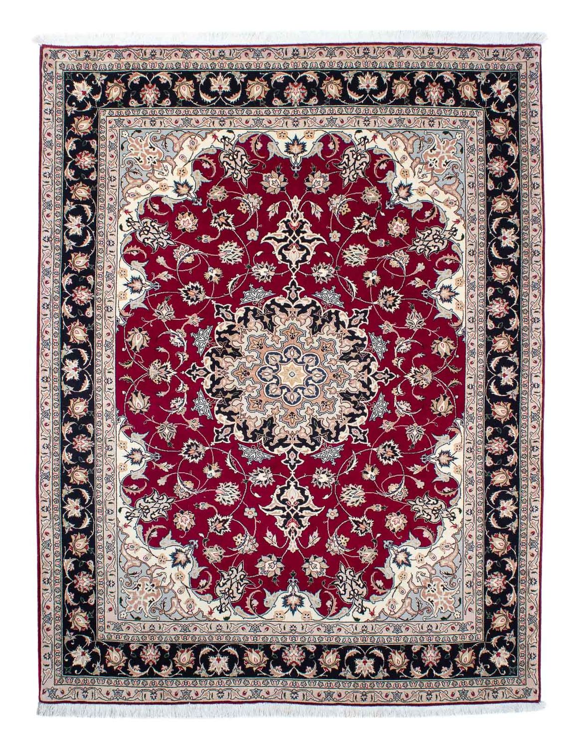 Perser Rug - Tabriz - Royal - 204 x 153 cm - dark red