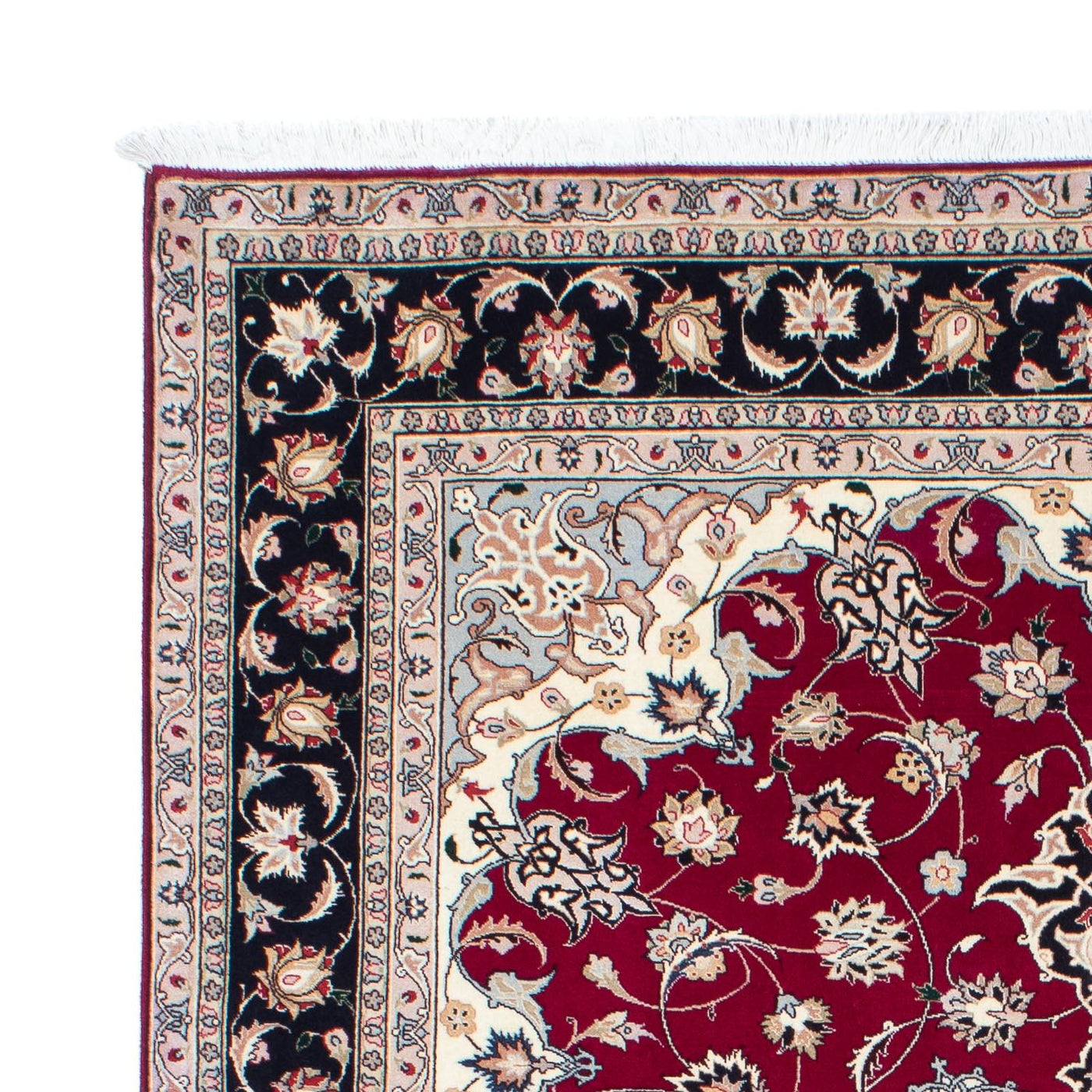 Tabriz - 50 Raj Rug 204x153cm - Persian Rugs