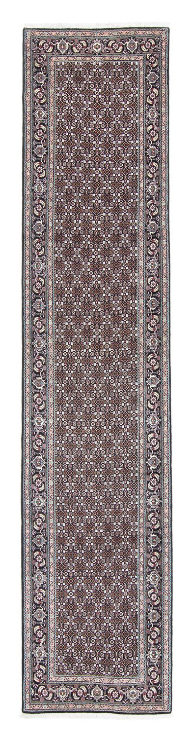Runner Perser Rug - Tabriz - 391 x 76 cm - grey