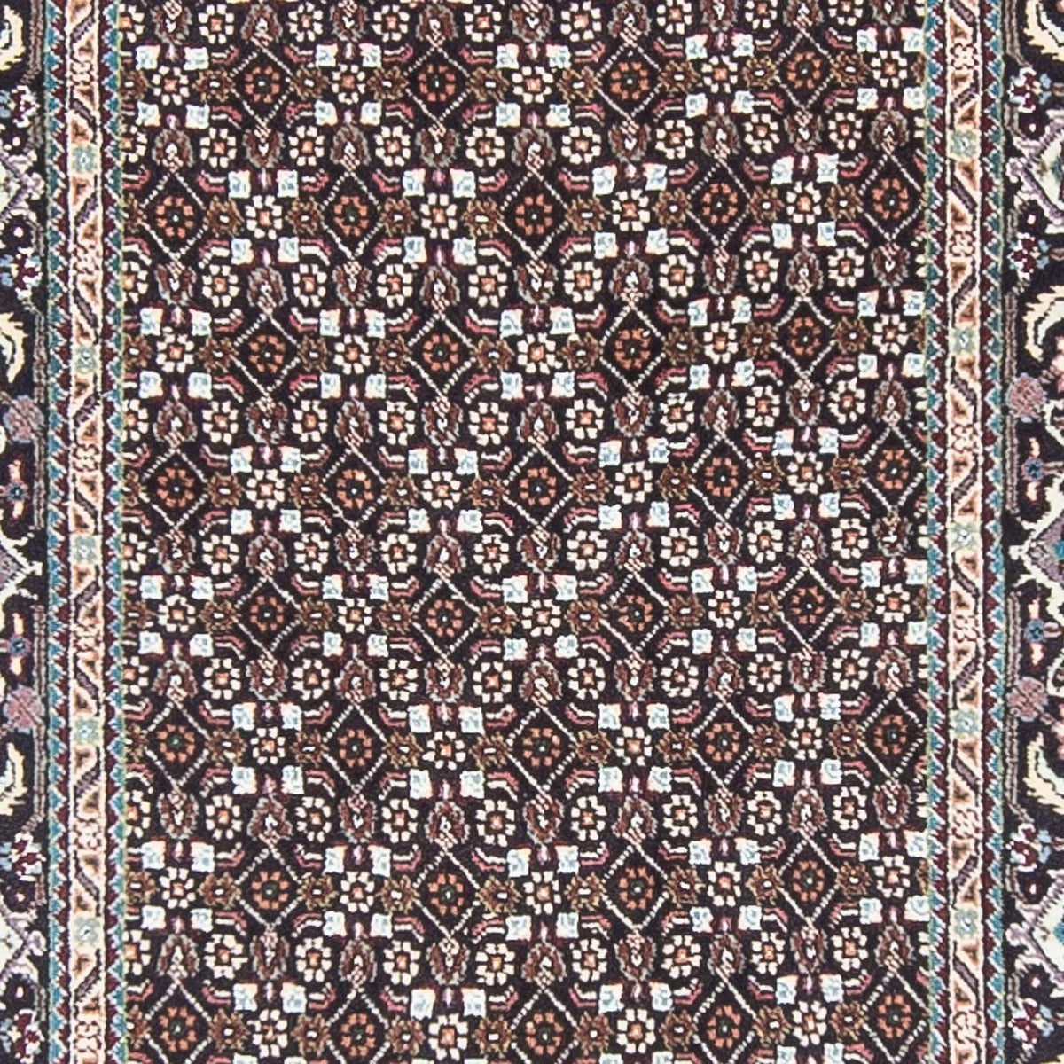 Runner Perser Rug - Tabriz - 391 x 76 cm - grey