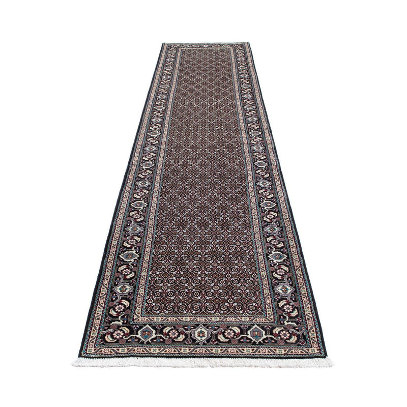 Runner Perser Rug - Tabriz - 388 x 77 cm - grey