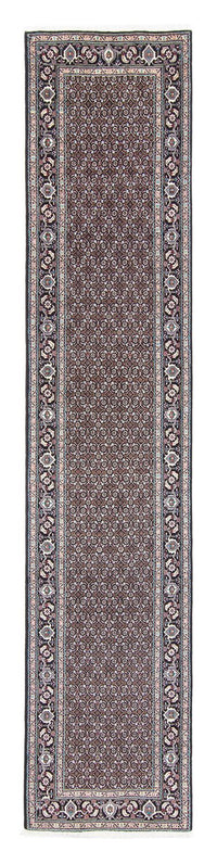 Runner Perser Rug - Tabriz - 390 x 74 cm - grey