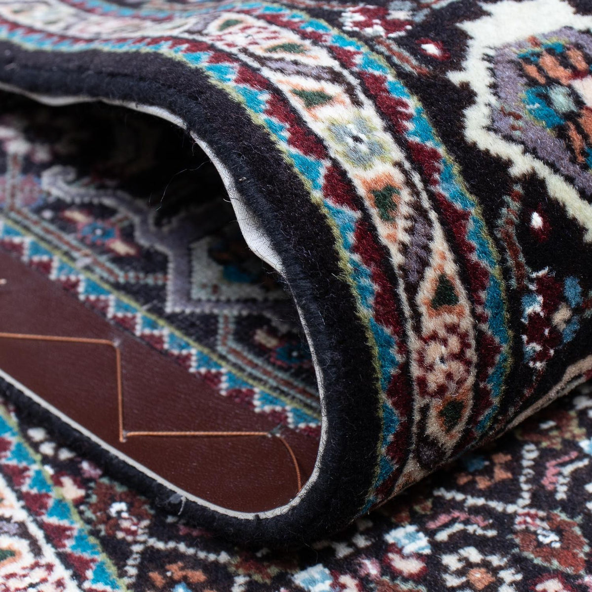 Runner Perser Rug - Tabriz - 390 x 74 cm - grey