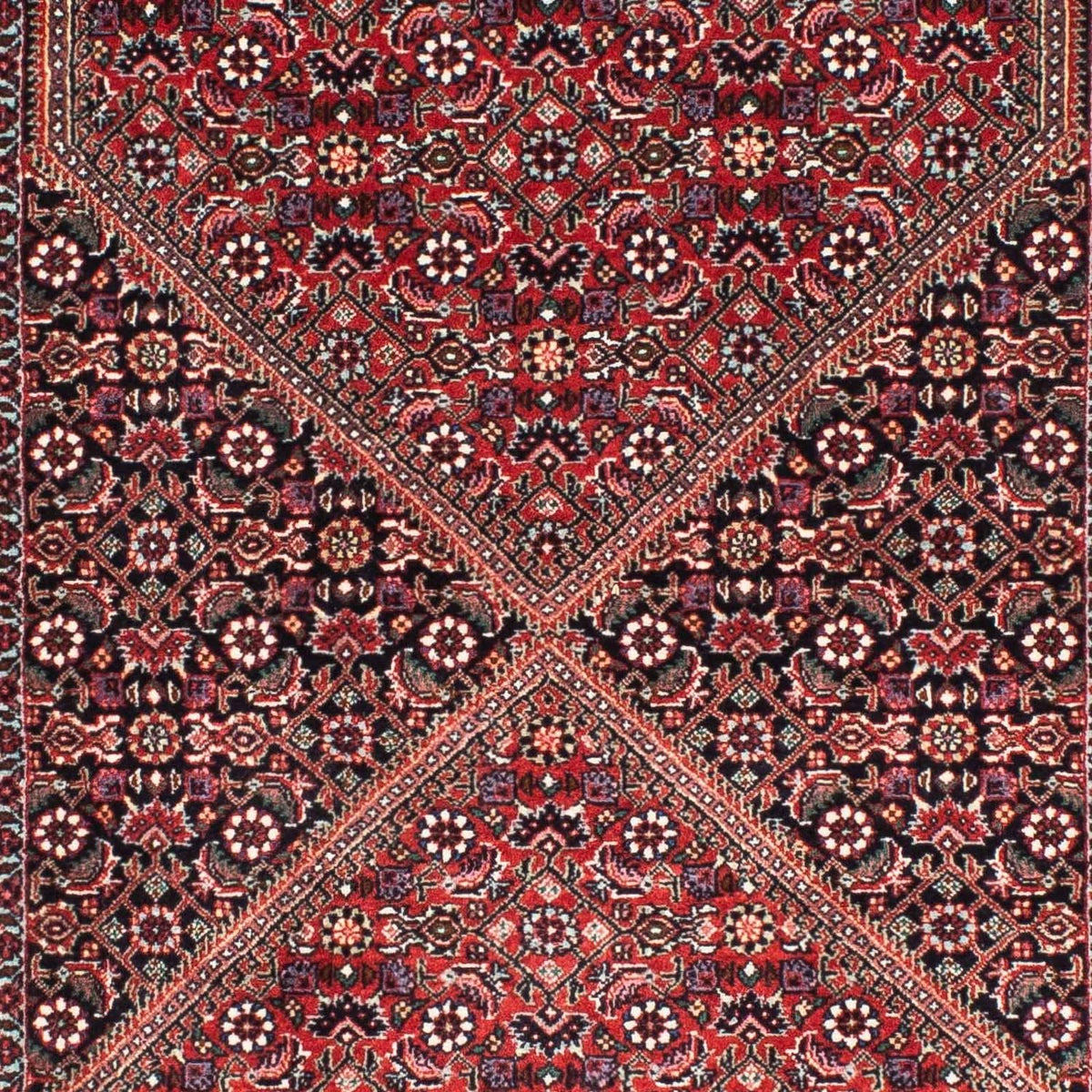 Runner Perser Rug - Bidjar - 219 x 79 cm - dark red