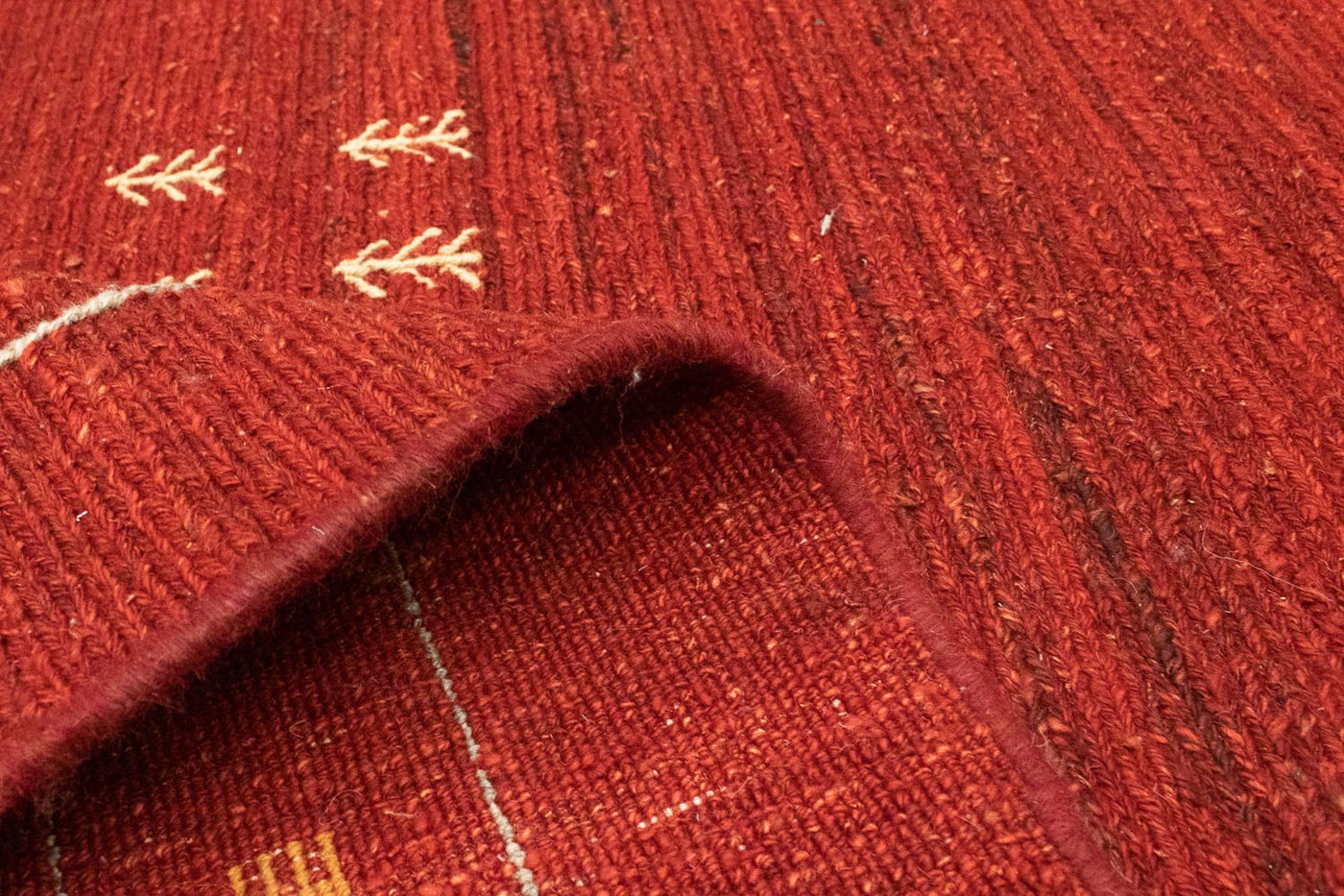 Persian Gabbeh Rug 194x146cm - Perserteppich Wollteppich
