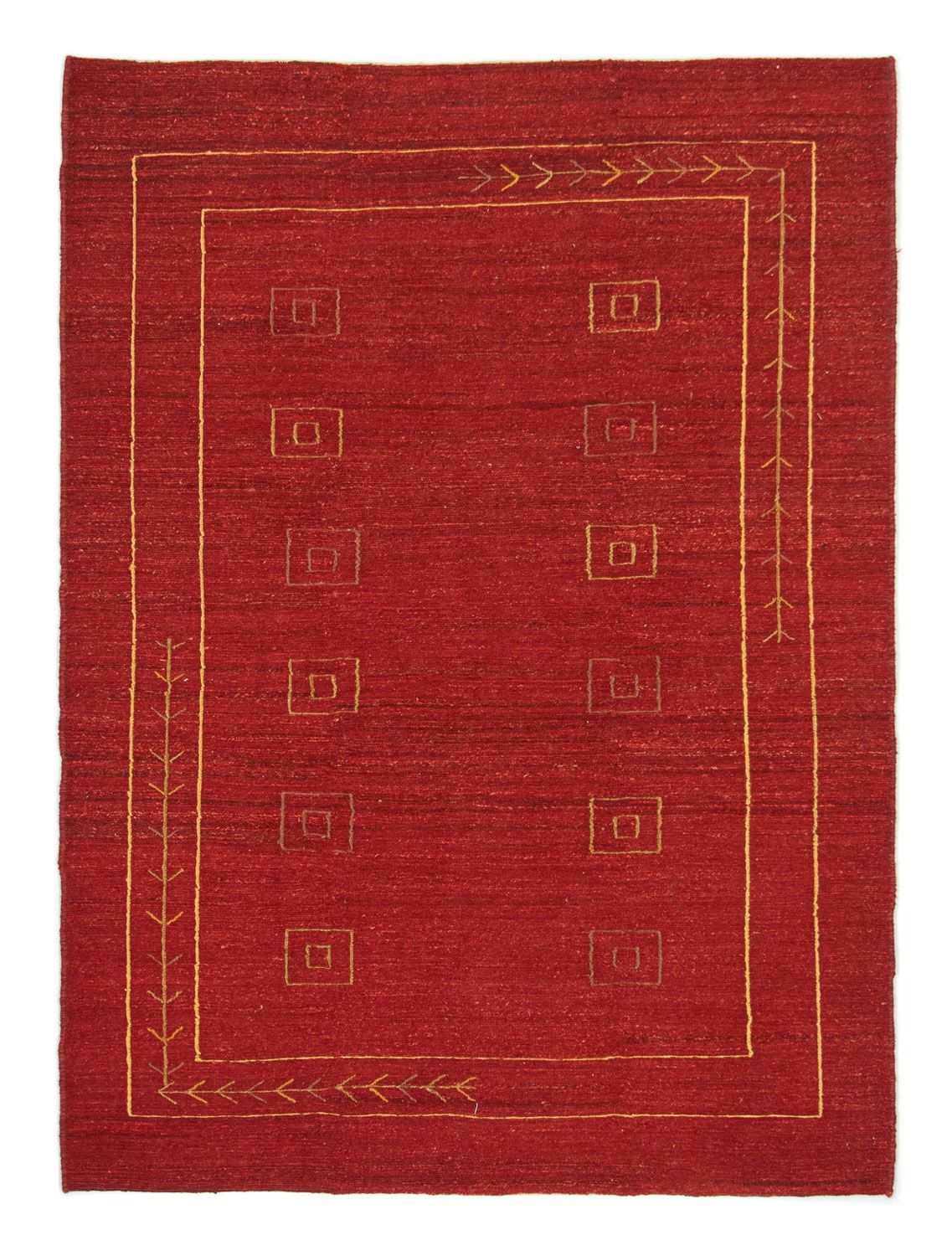 Gabbeh Rug - Perser - 196 x 143 cm - red