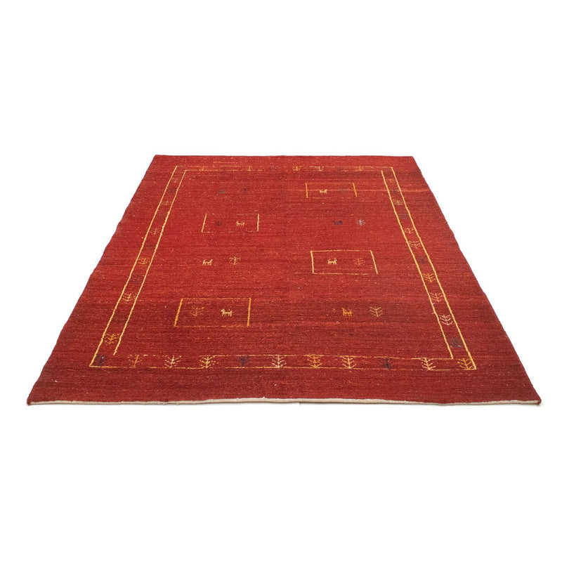 Gabbeh Rug - Perser - 190 x 150 cm - red