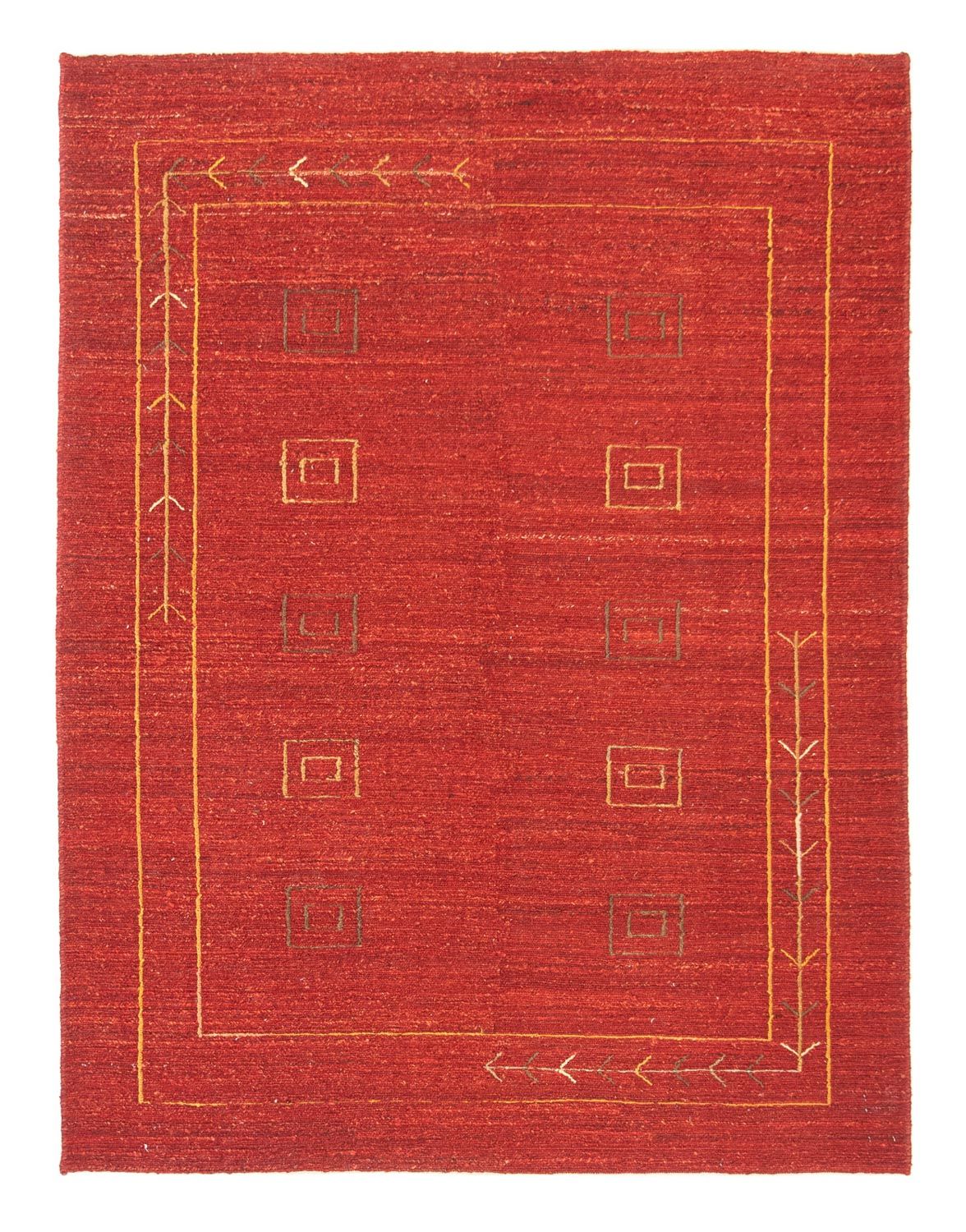 Gabbeh Rug - Perser - 196 x 146 cm - red