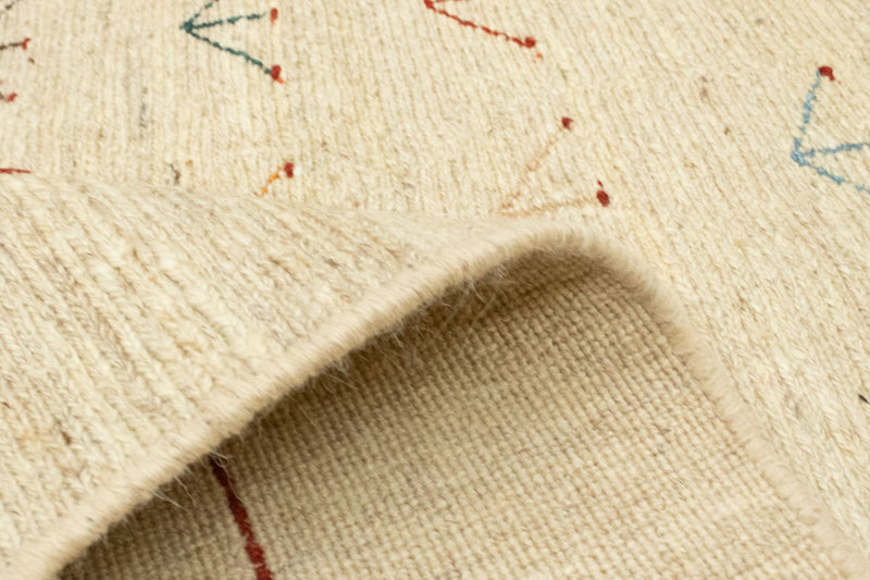 Gabbeh Rug - Perser - 195 x 144 cm - beige