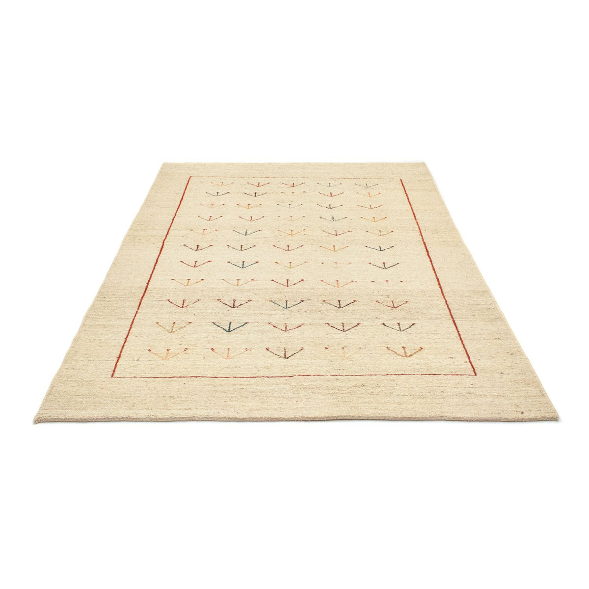 Gabbeh Rug - Perser - 195 x 144 cm - beige