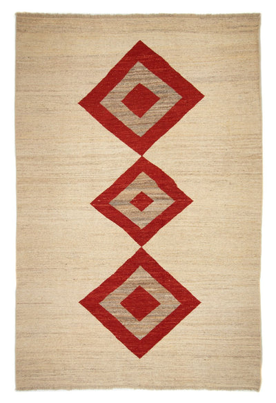 Persian Gabbeh Rug 196x292cm - Perserteppich Wollteppich