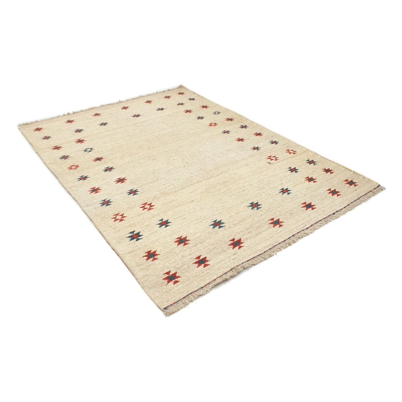 Persian Gabbeh Rug 206x150cm - Perserteppich Wollteppich