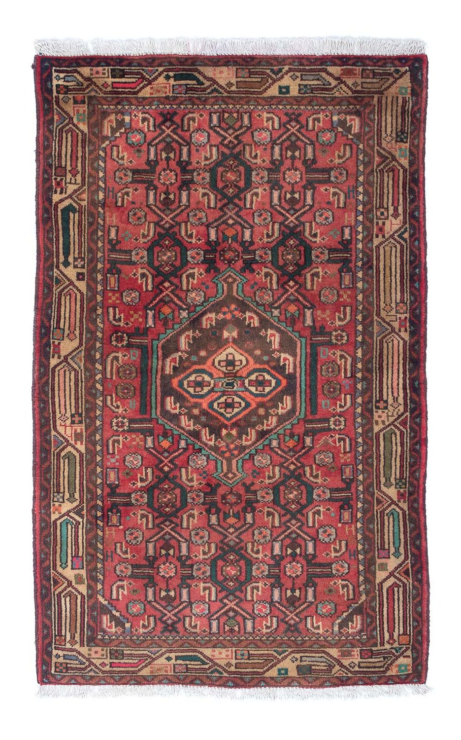 Perser Rug - Nomadic - 130 x 82 cm - light red