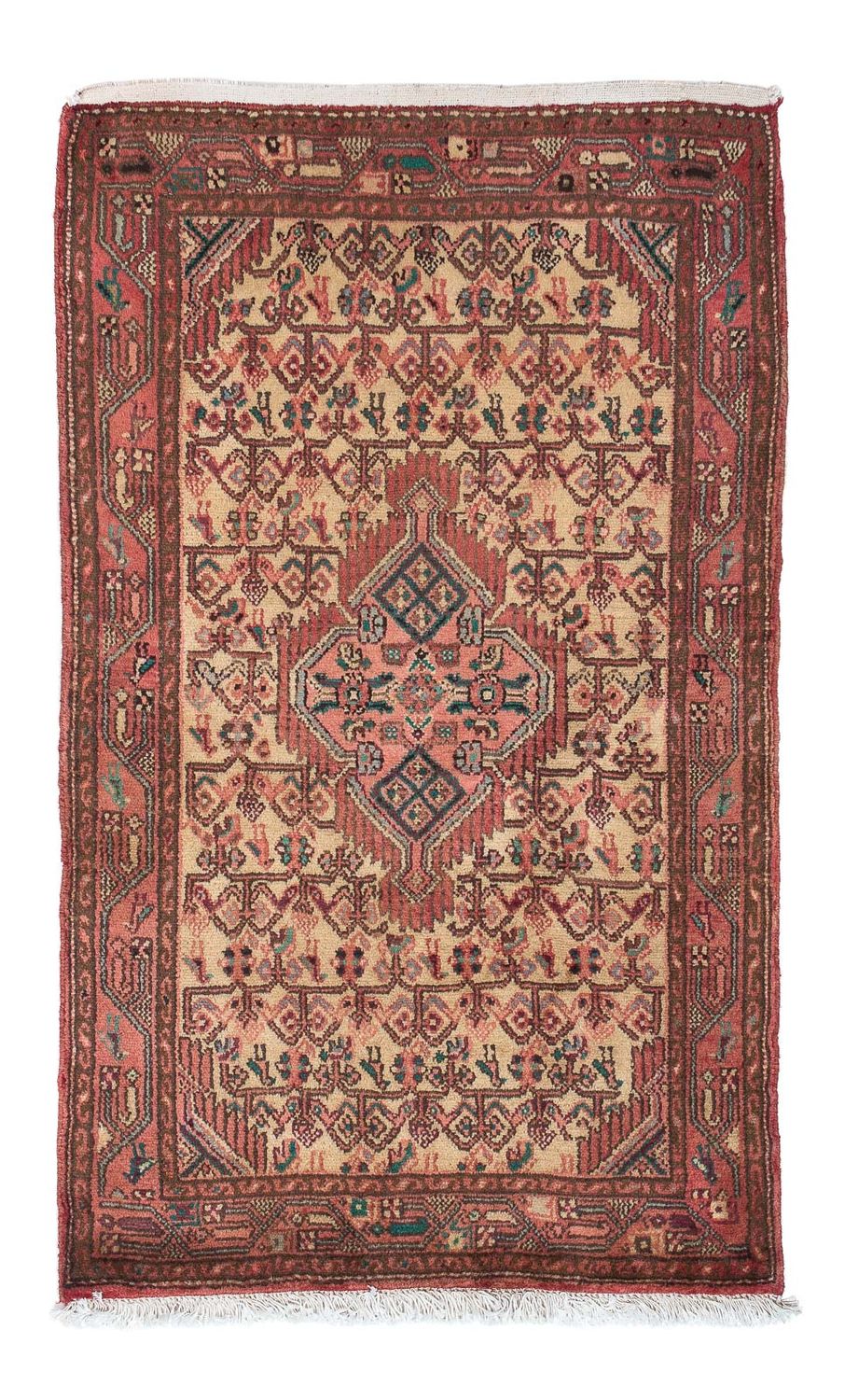 Perser Rug - Nomadic - 126 x 80 cm - light red
