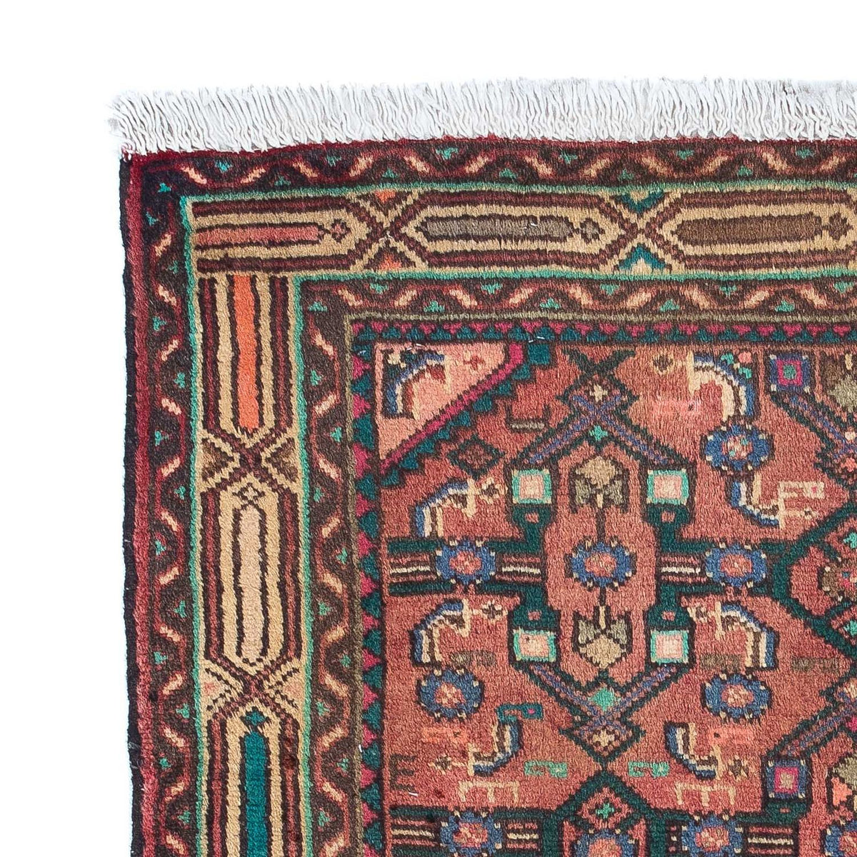 Perser Rug - Nomadic - 124 x 80 cm - light red