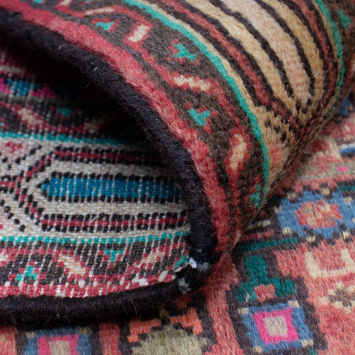 Perser Rug - Nomadic - 124 x 80 cm - light red