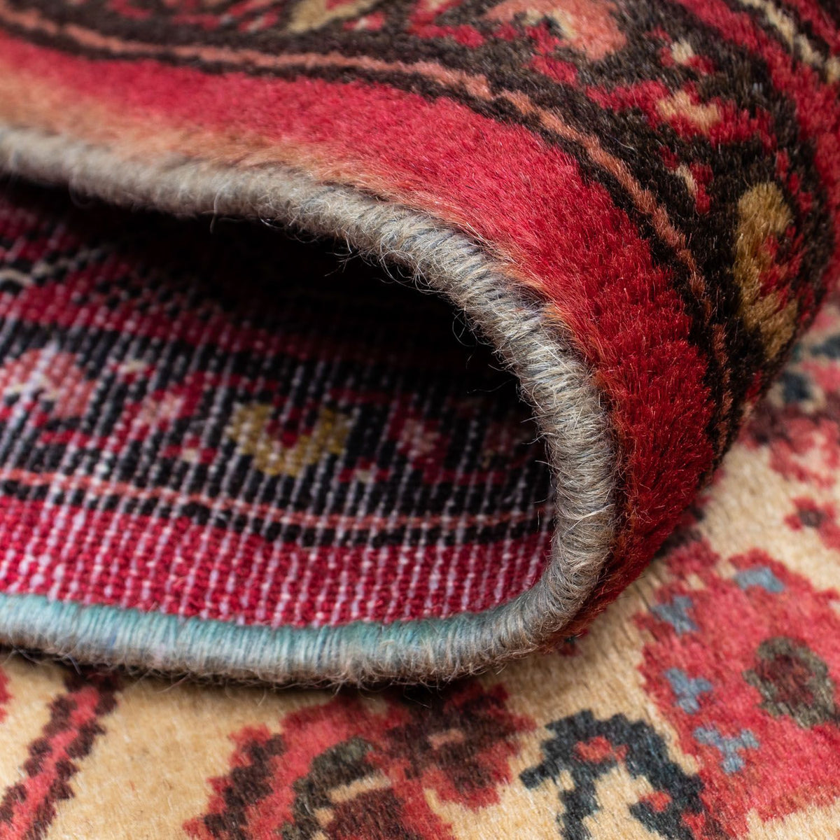 Perser Rug - Nomadic - 132 x 77 cm - red