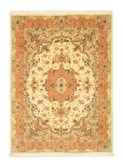Tabriz - 60 Raj Rug 104x140cm - Persian Rugs