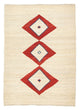 Persian Gabbeh Rug 242x172cm - Perserteppich Wollteppich