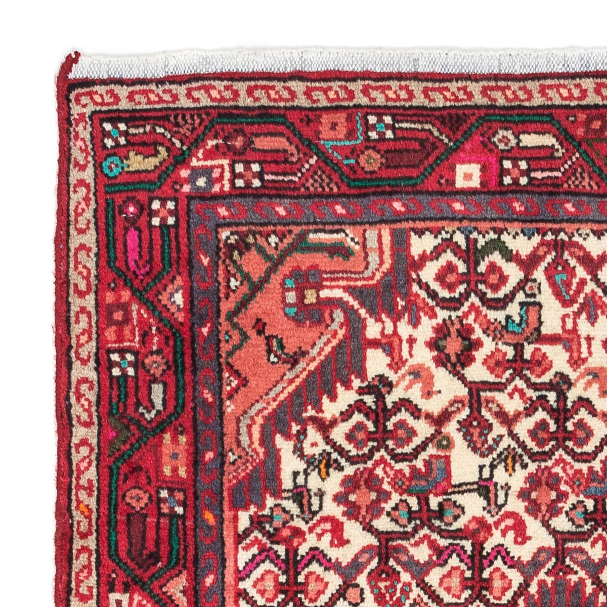 Perser Rug - Nomadic - 130 x 75 cm - light red