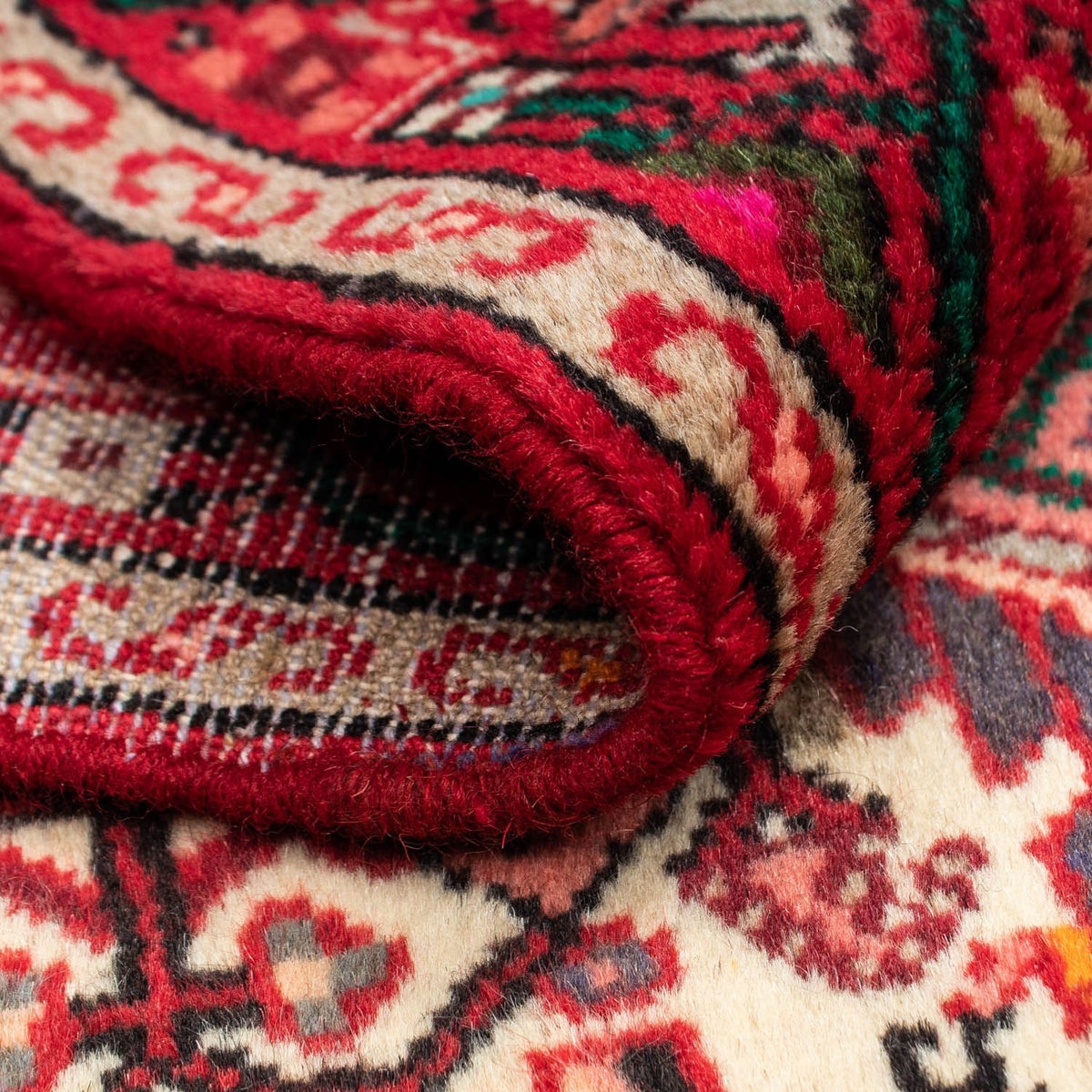 Perser Rug - Nomadic - 130 x 75 cm - light red