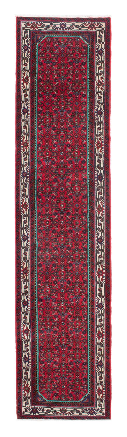 Runner Perser Rug - Nomadic - 397 x 84 cm - dark red