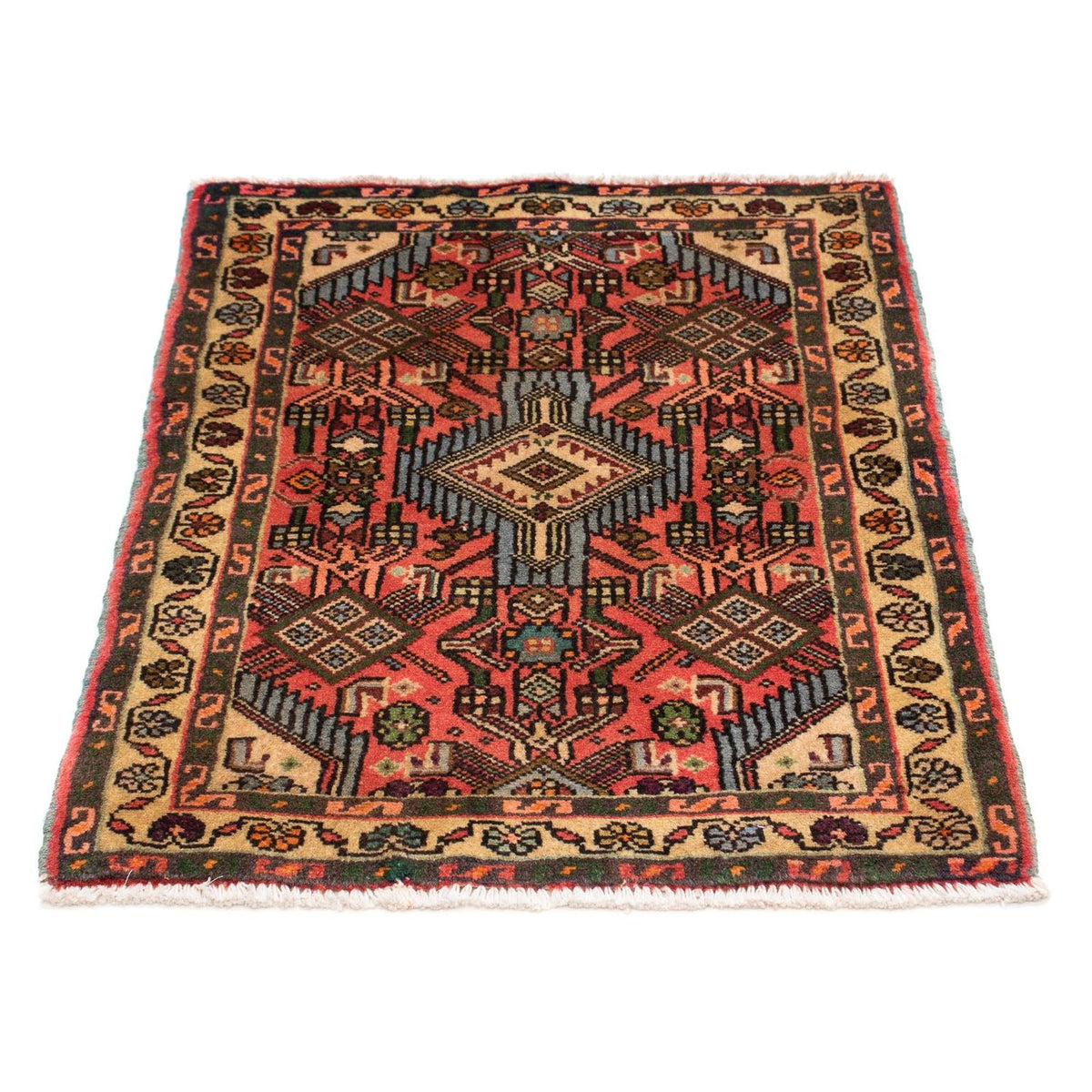 Perser Rug - Nomadic - 84 x 64 cm - light red