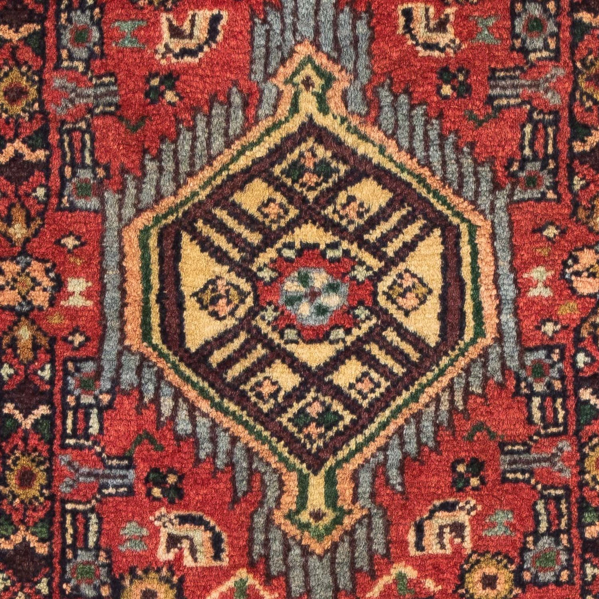 Perser Rug - Nomadic - 87 x 62 cm - dark red