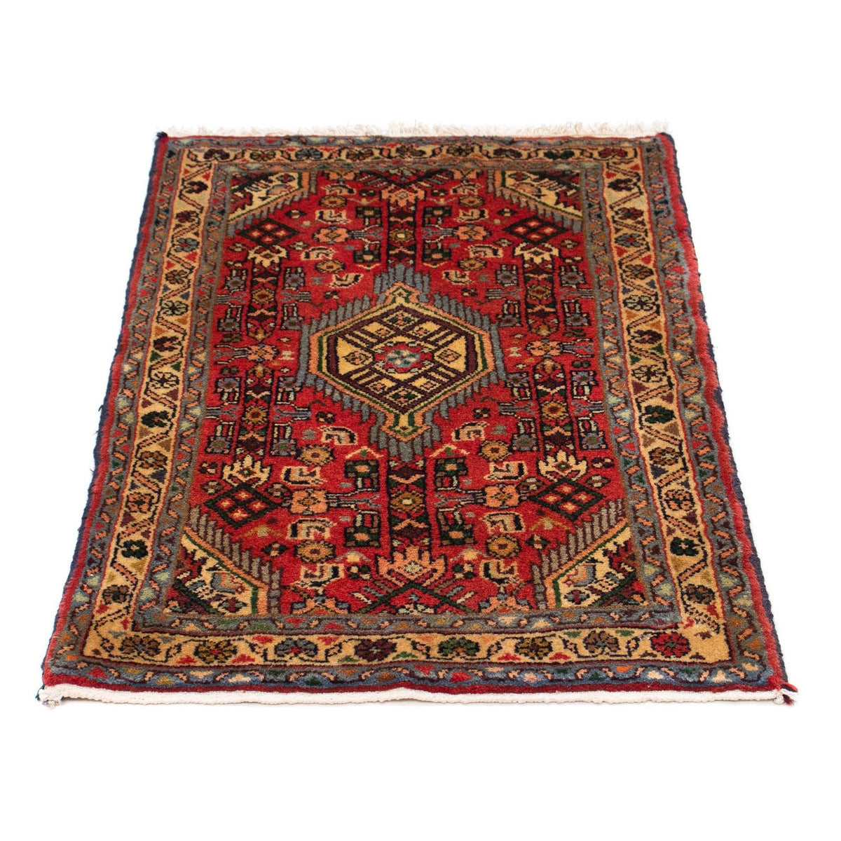 Perser Rug - Nomadic - 87 x 62 cm - dark red