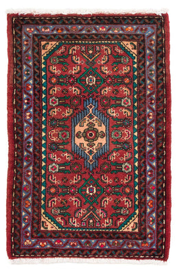 Perser Rug - Nomadic - 92 x 61 cm - dark red