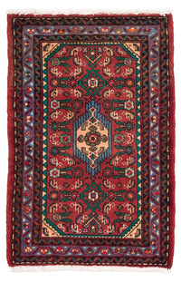 Perser Rug - Nomadic - 92 x 61 cm - dark red