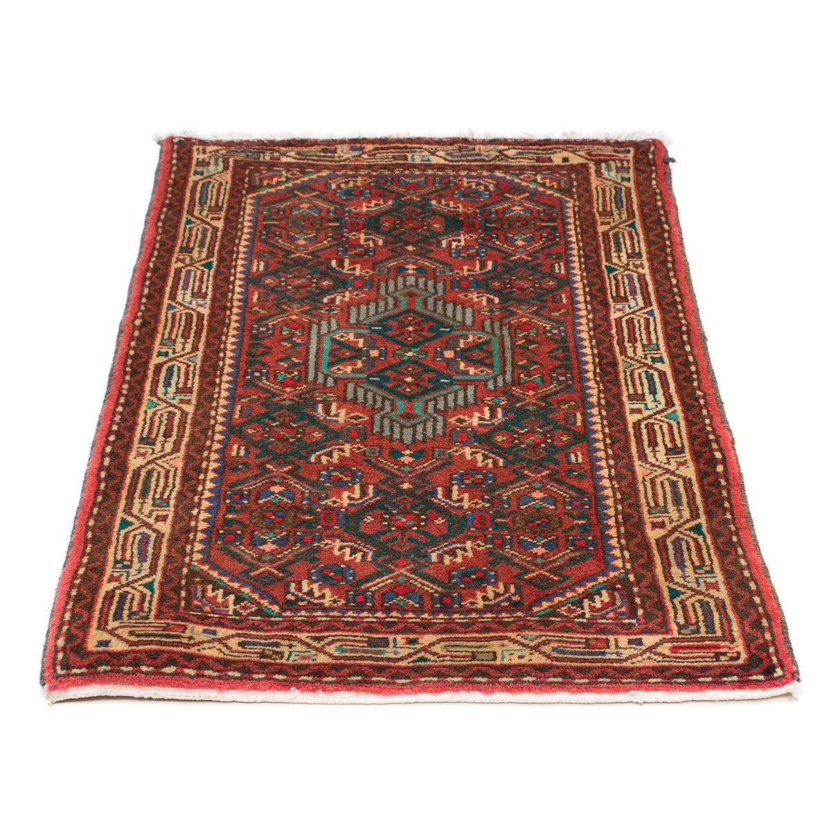 Perser Rug - Nomadic - 96 x 63 cm - dark red