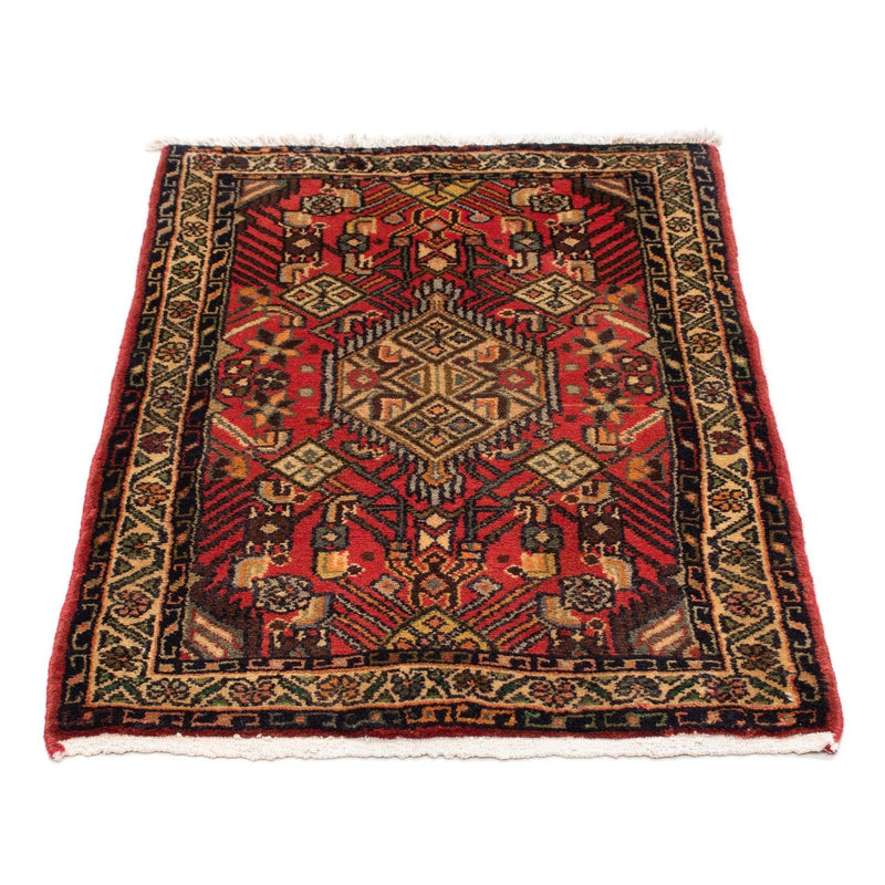 Perser Rug - Nomadic - 93 x 63 cm - dark red