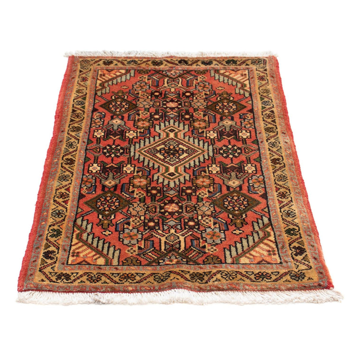 Perser Rug - Nomadic - 94 x 60 cm - light red