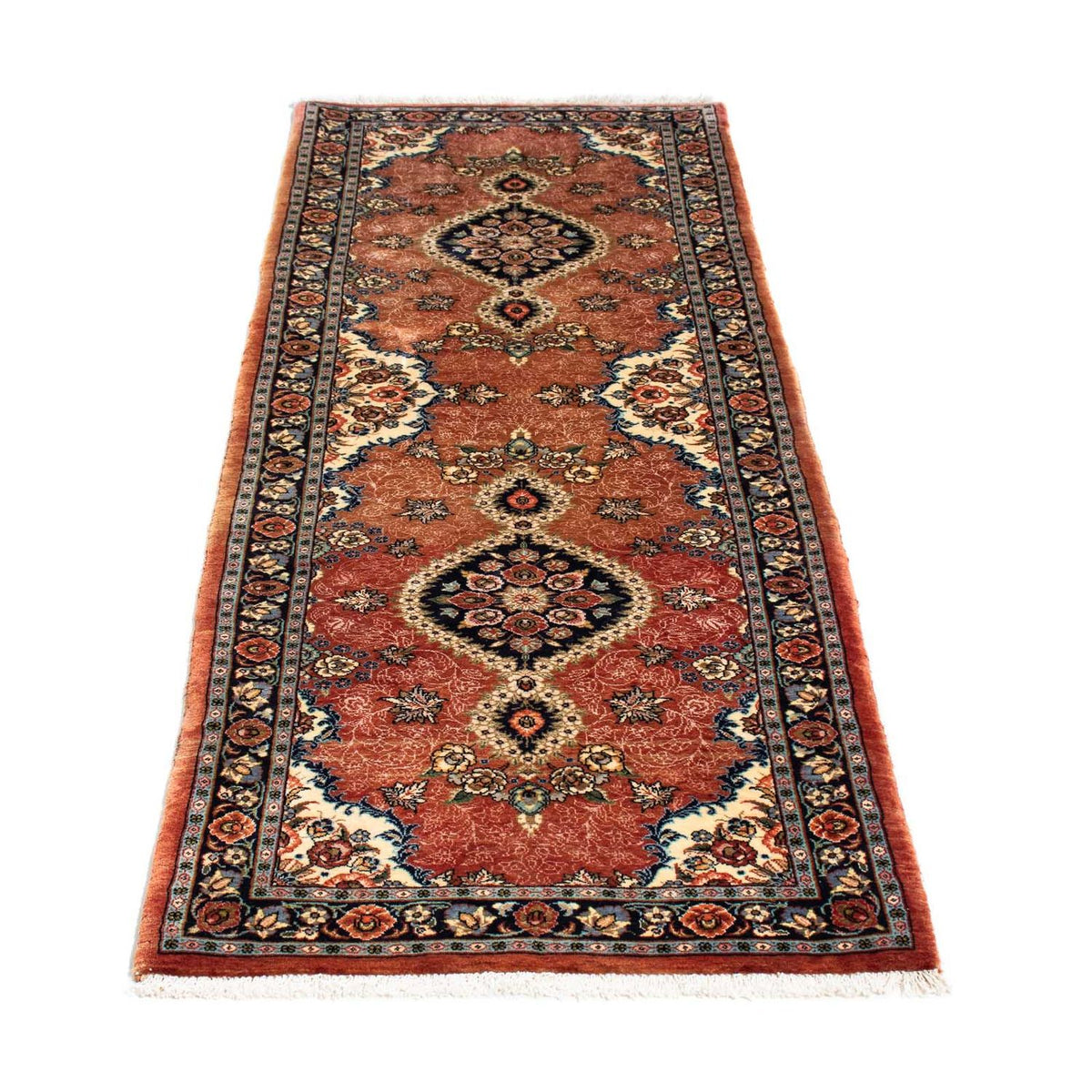 Runner Perser Rug - Ghom - 192 x 67 cm - rust