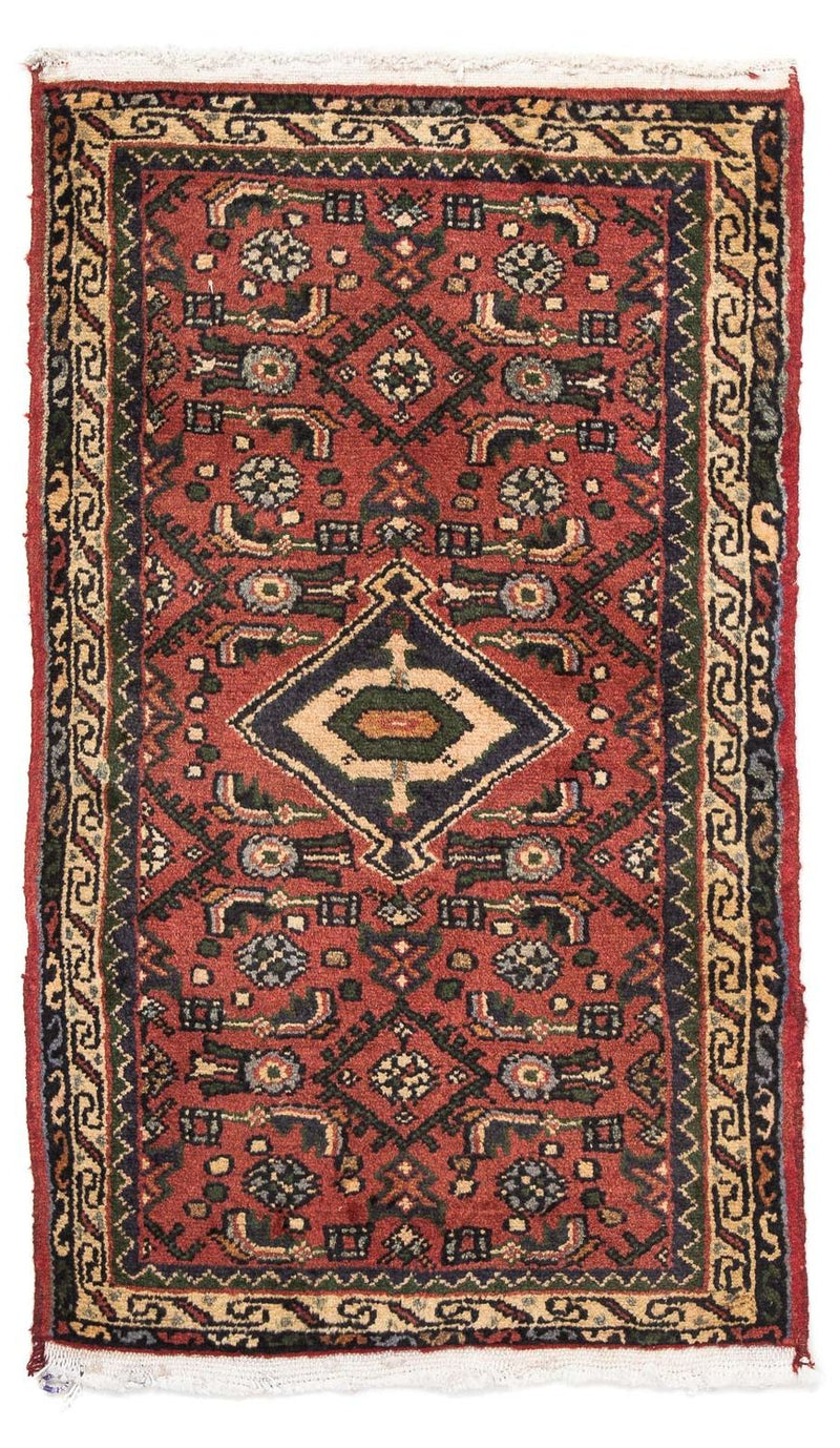 Perser Rug - Nomadic - 88 x 64 cm - dark red