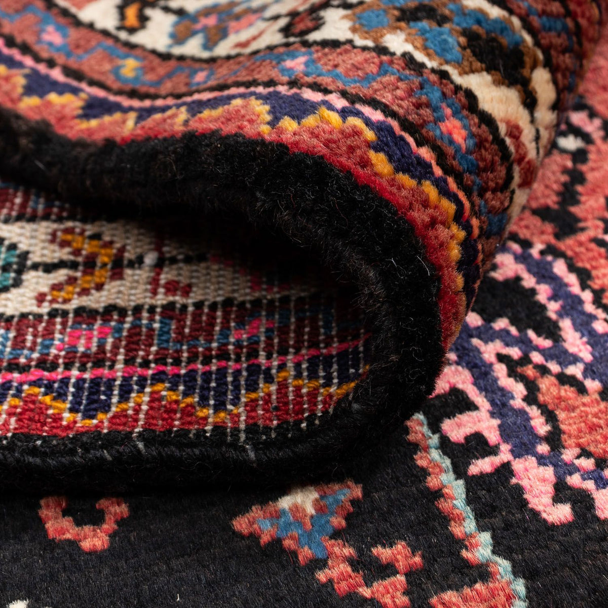 Perser Rug - Nomadic - 138 x 91 cm - light red