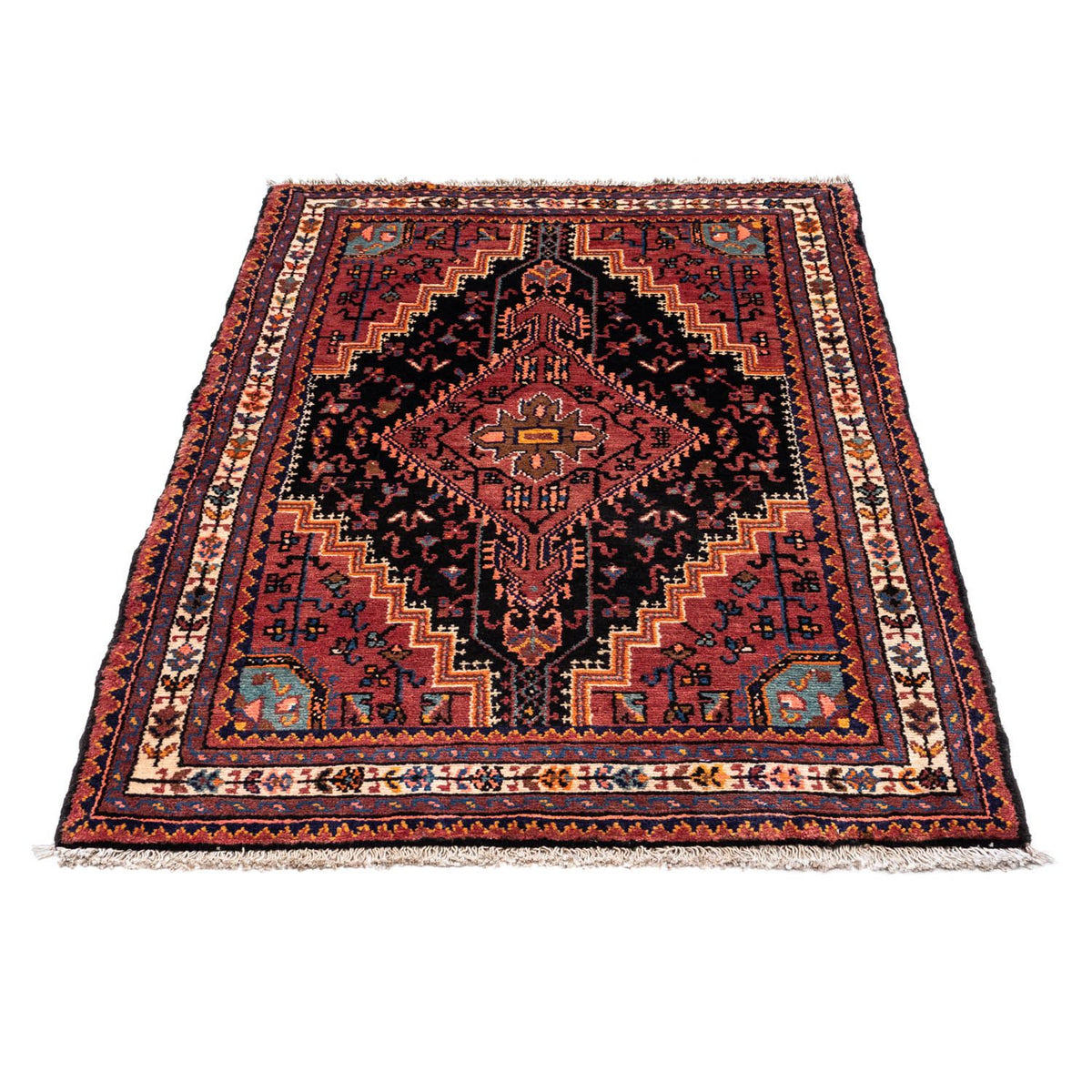 Perser Rug - Nomadic - 138 x 91 cm - light red